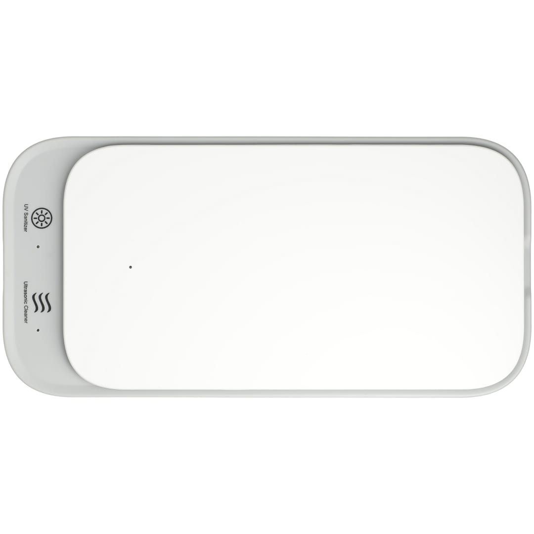 Ultrasonic Cleaner Wireless Charging UV Sanitizer - 7143-43 White