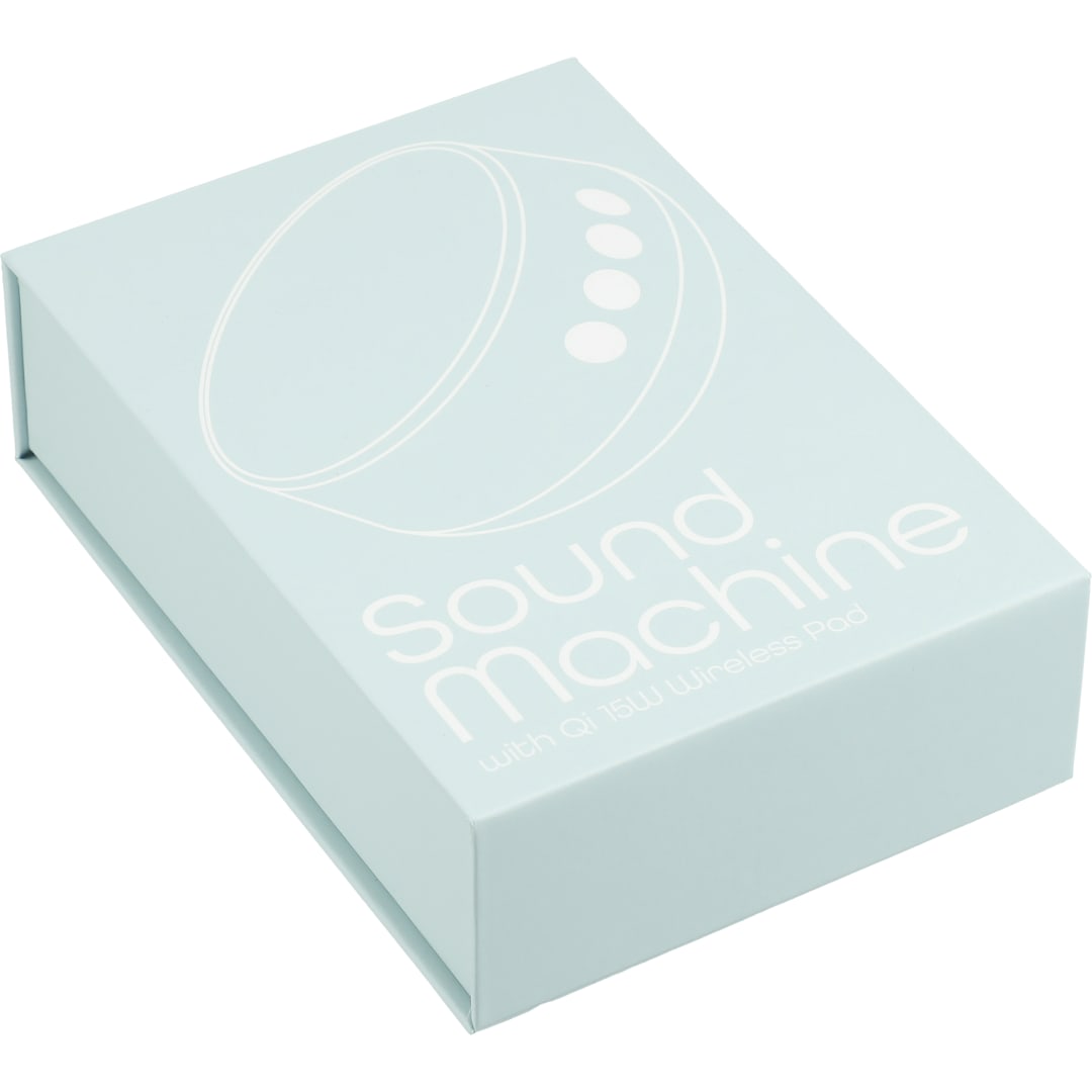 Sound Machine with 15W Wireless Charger - 7143-44 White