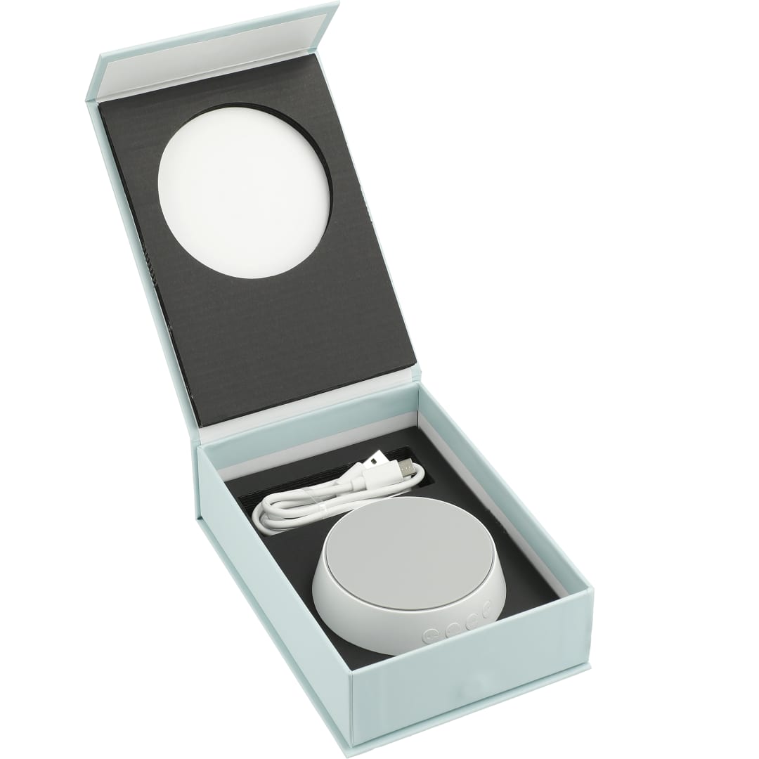 Sound Machine with 15W Wireless Charger - 7143-44 White