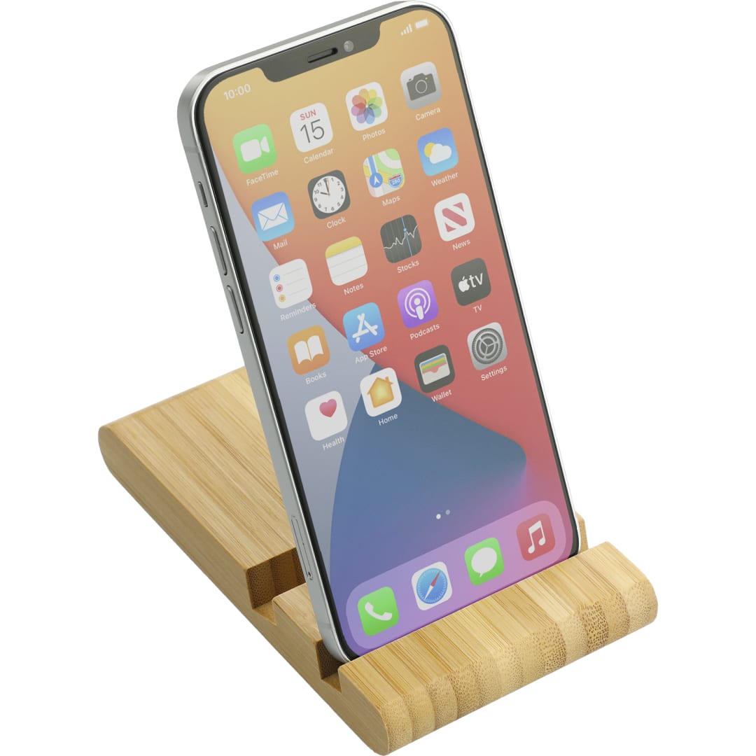  Estand FSC&#174; 100% Bamboo Phone and Tablet Stand - 7143-60