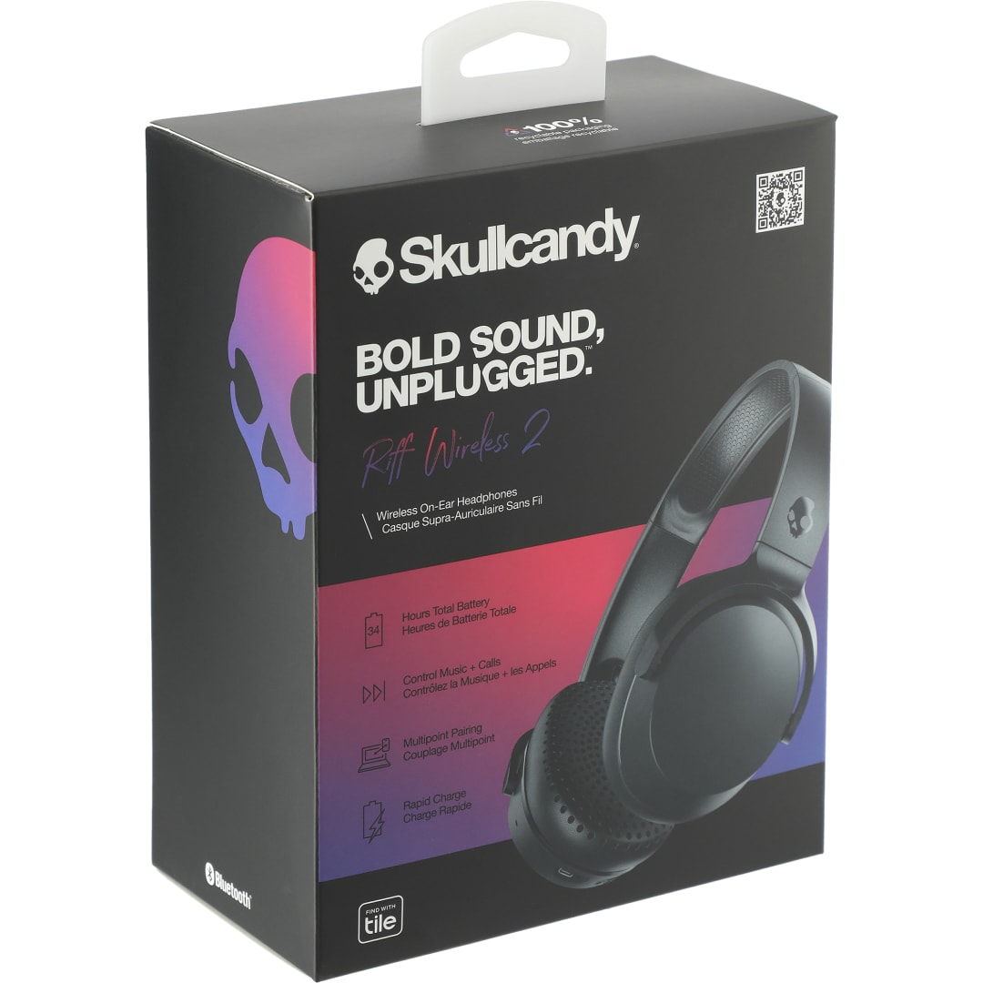 Skullcandy Skullcandy Riff 2 Bluetooth Headphones - 7196-27 Black