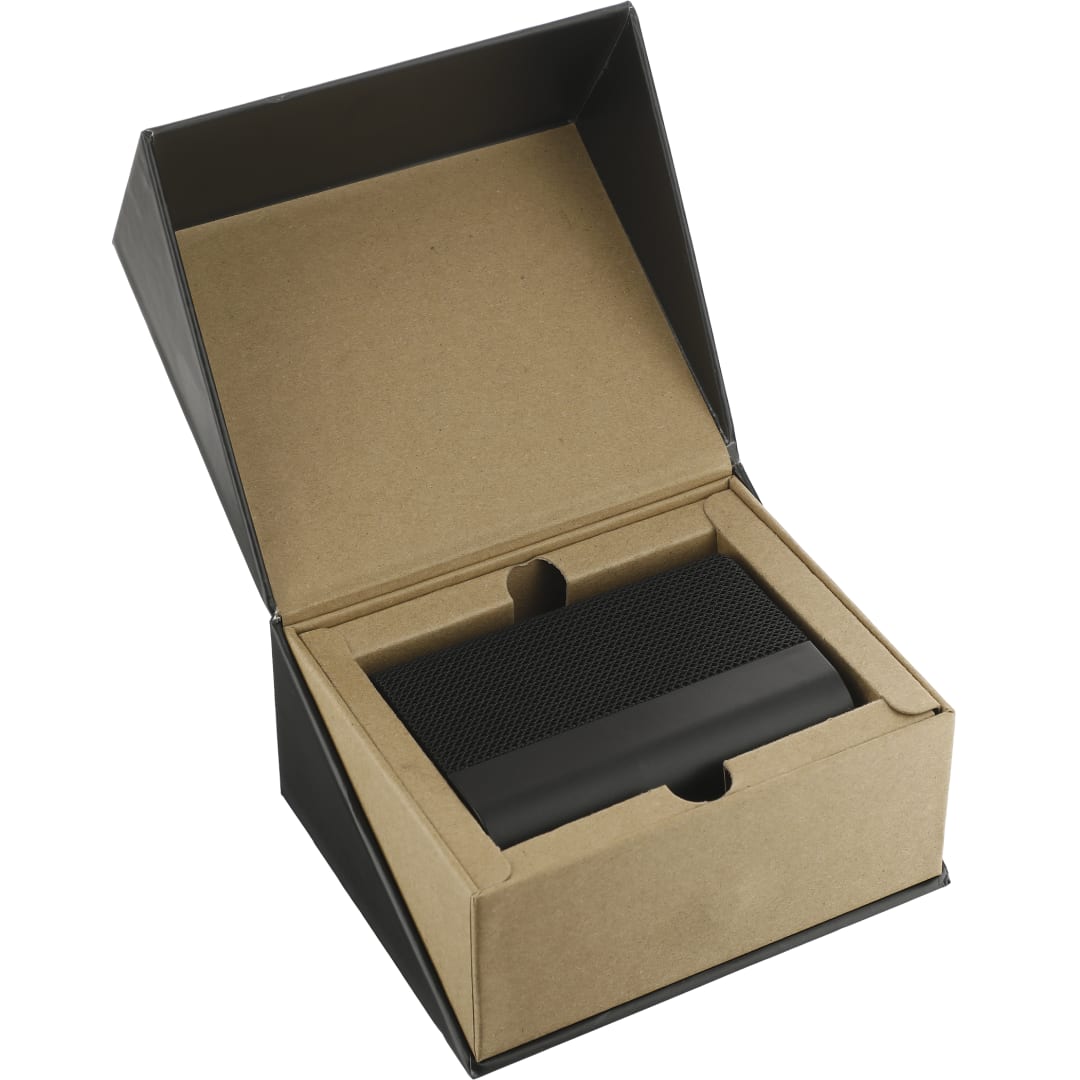 Fabric Banner Waterproof Bluetooth Speaker - 7197-52 Black