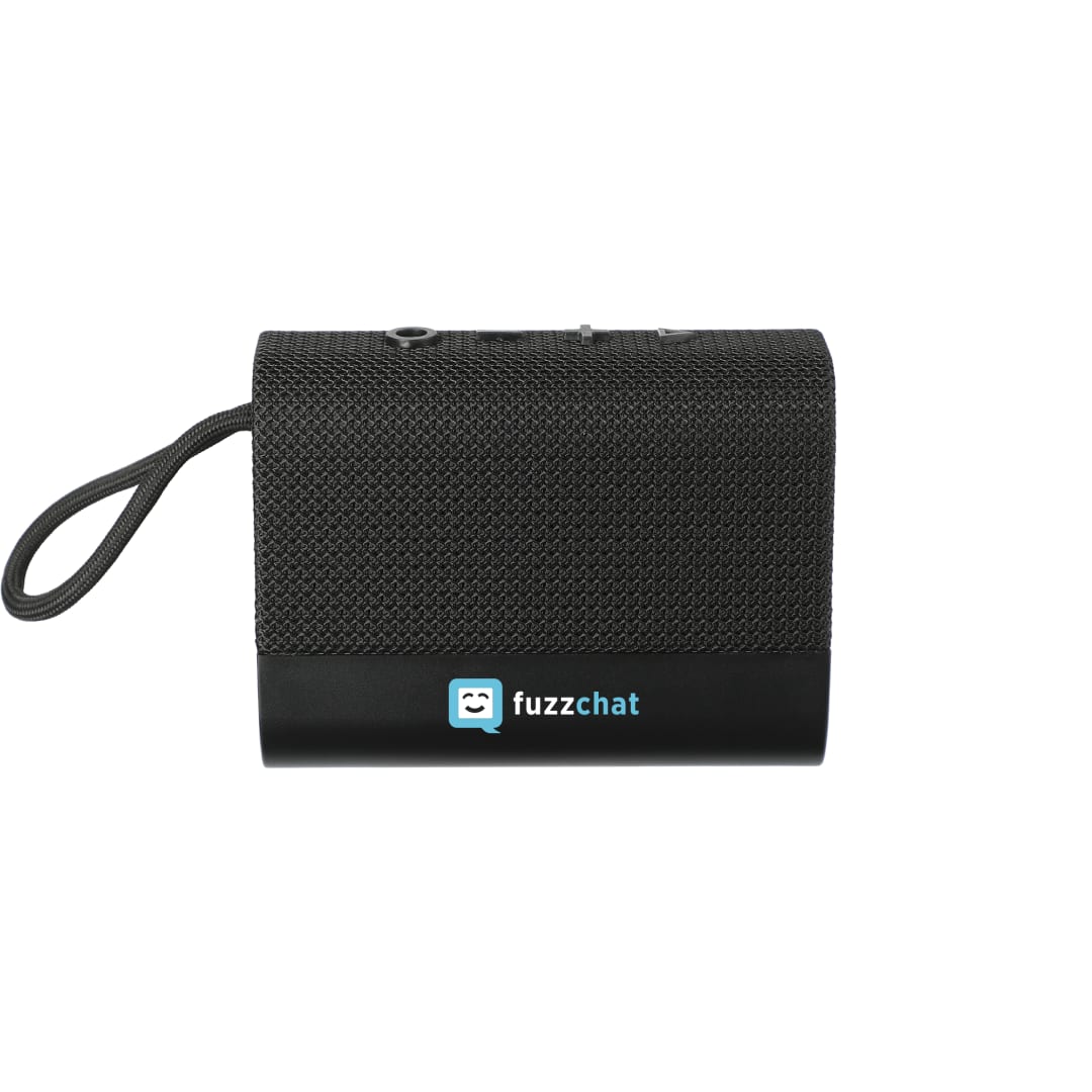 Fabric Banner Waterproof Bluetooth Speaker - 7197-52 Black