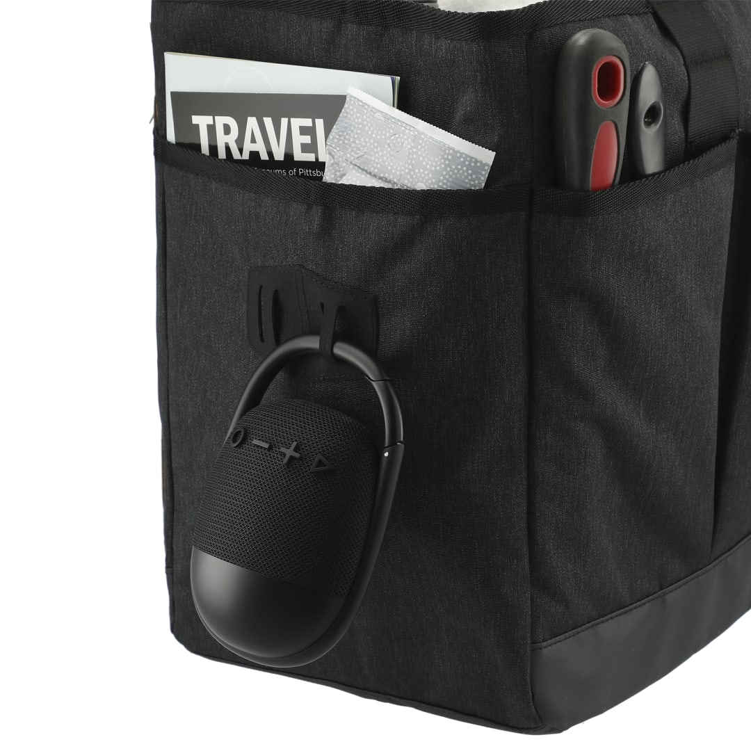 Fabric Clip Waterproof Bluetooth Speaker - 7197-53 Black