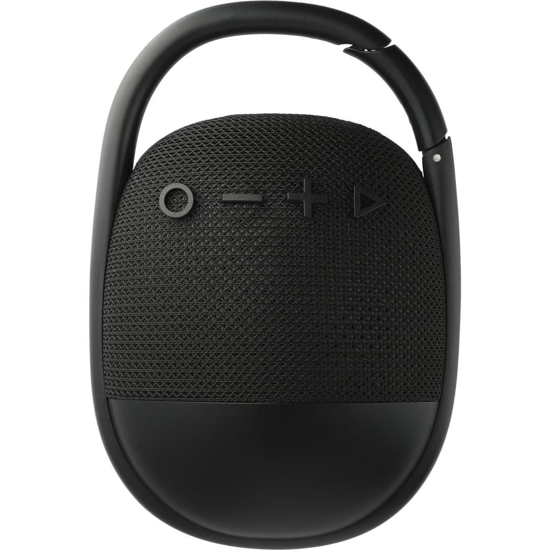 Fabric Clip Waterproof Bluetooth Speaker - 7197-53 Black