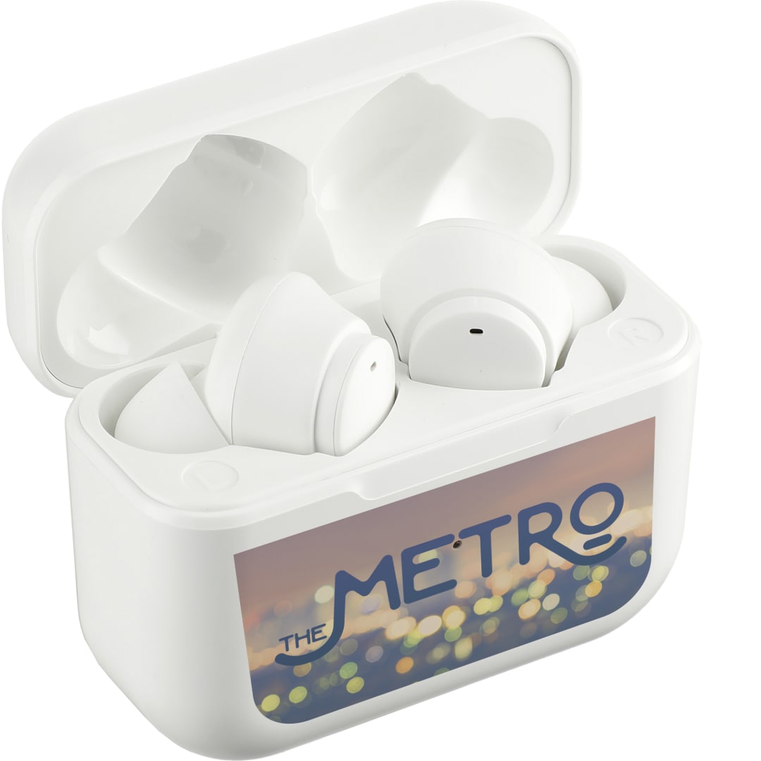 Synergy True Wireless Auto Pair Earbuds with ENC - 7197-54 White