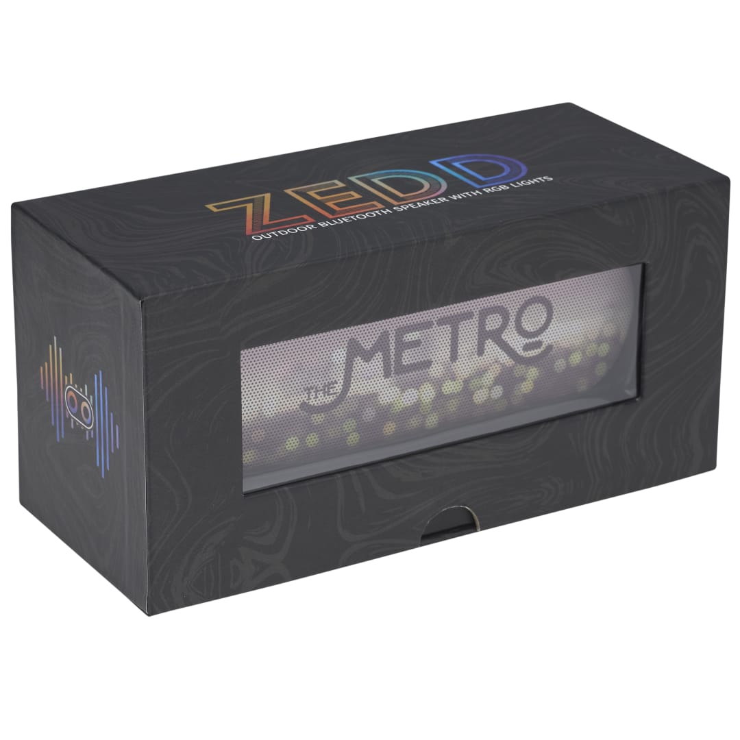 Zedd Outdoor Speaker with RGB Lights - 7197-67 Black