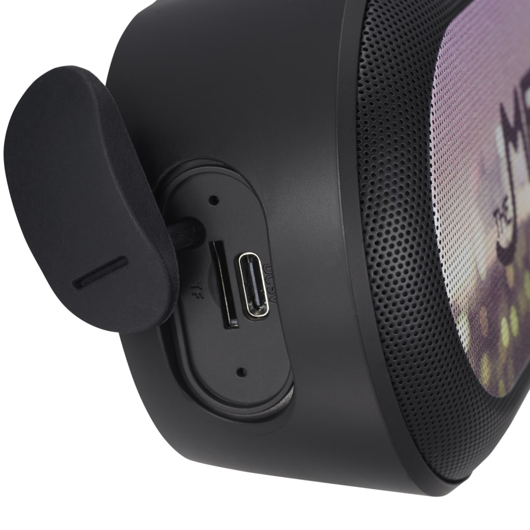 Zedd Outdoor Speaker with RGB Lights - 7197-67 Black