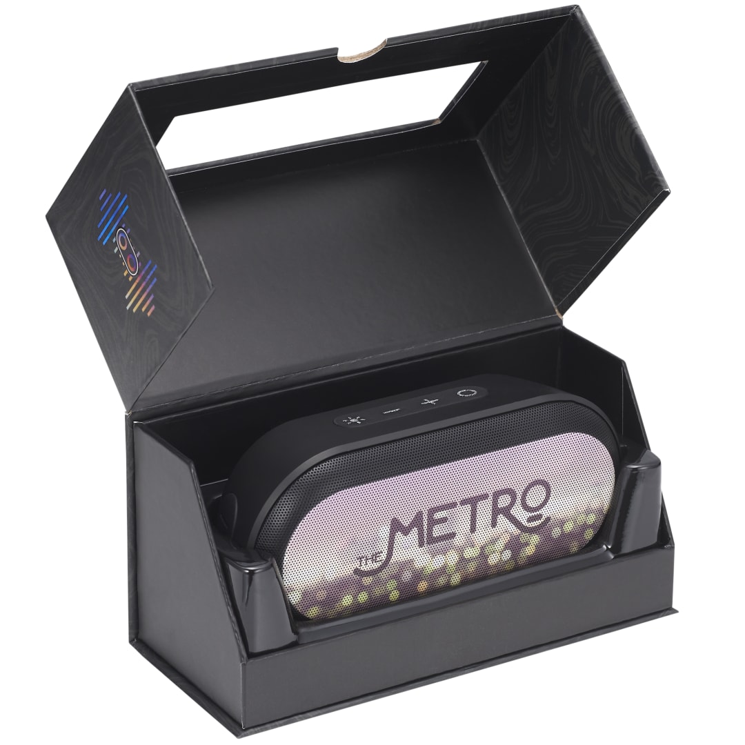 Zedd Outdoor Speaker with RGB Lights - 7197-67 Black