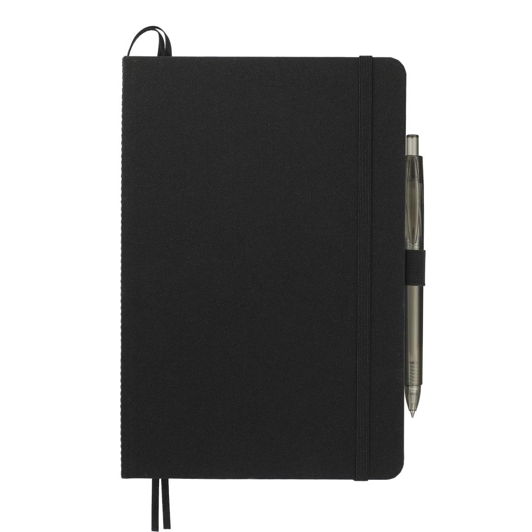 5.5" x 8.5" Recycled Marine Bound Journal Set - 7200-82 Black