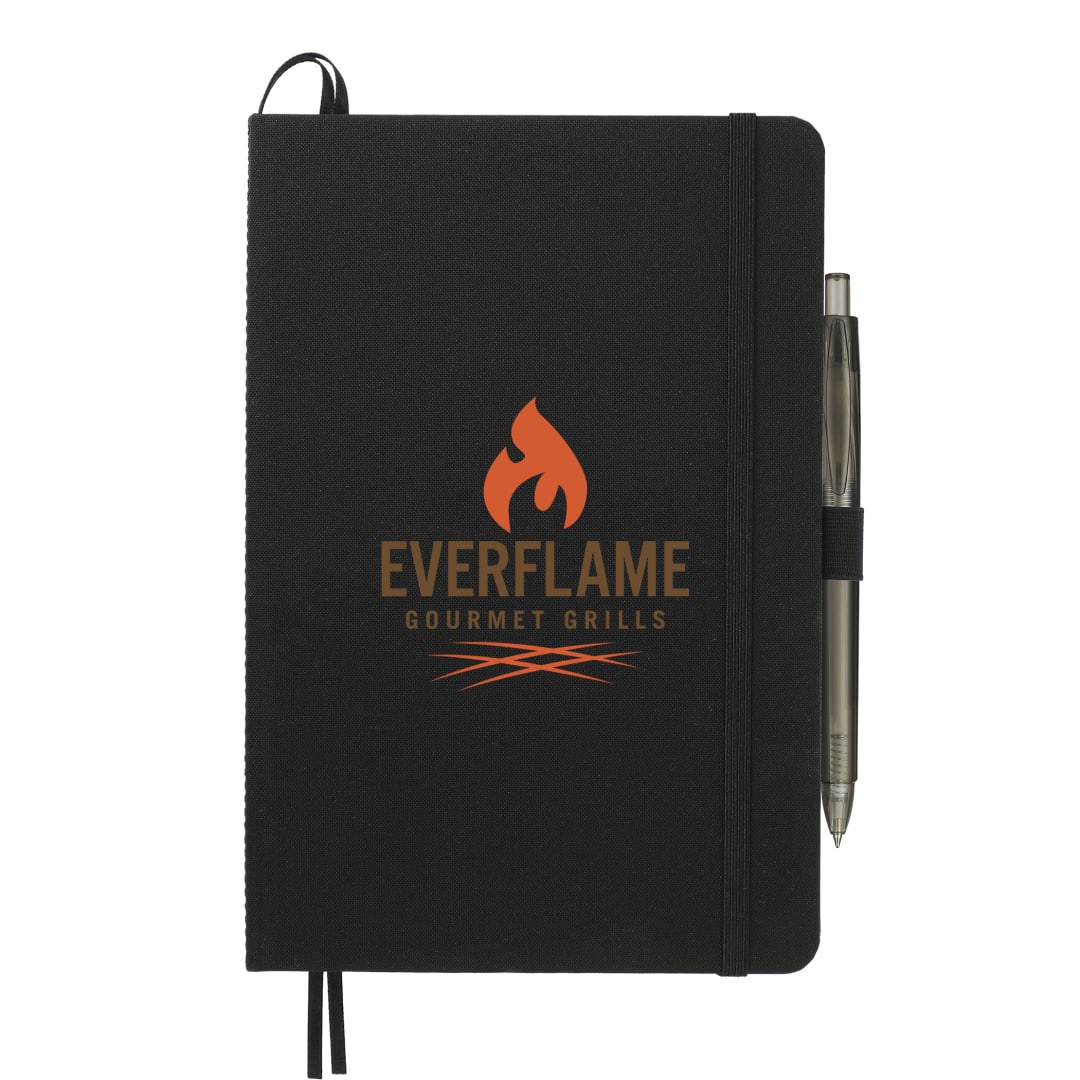 5.5" x 8.5" Recycled Marine Bound Journal Set - 7200-82 Black