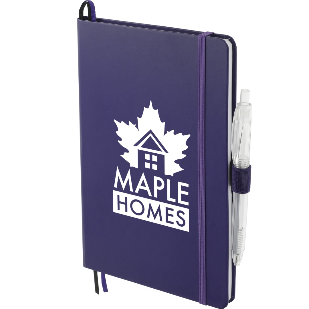 5.5" x 8.5" FSC® Mix Bound JournalBook Set - 7200-83 Purple
