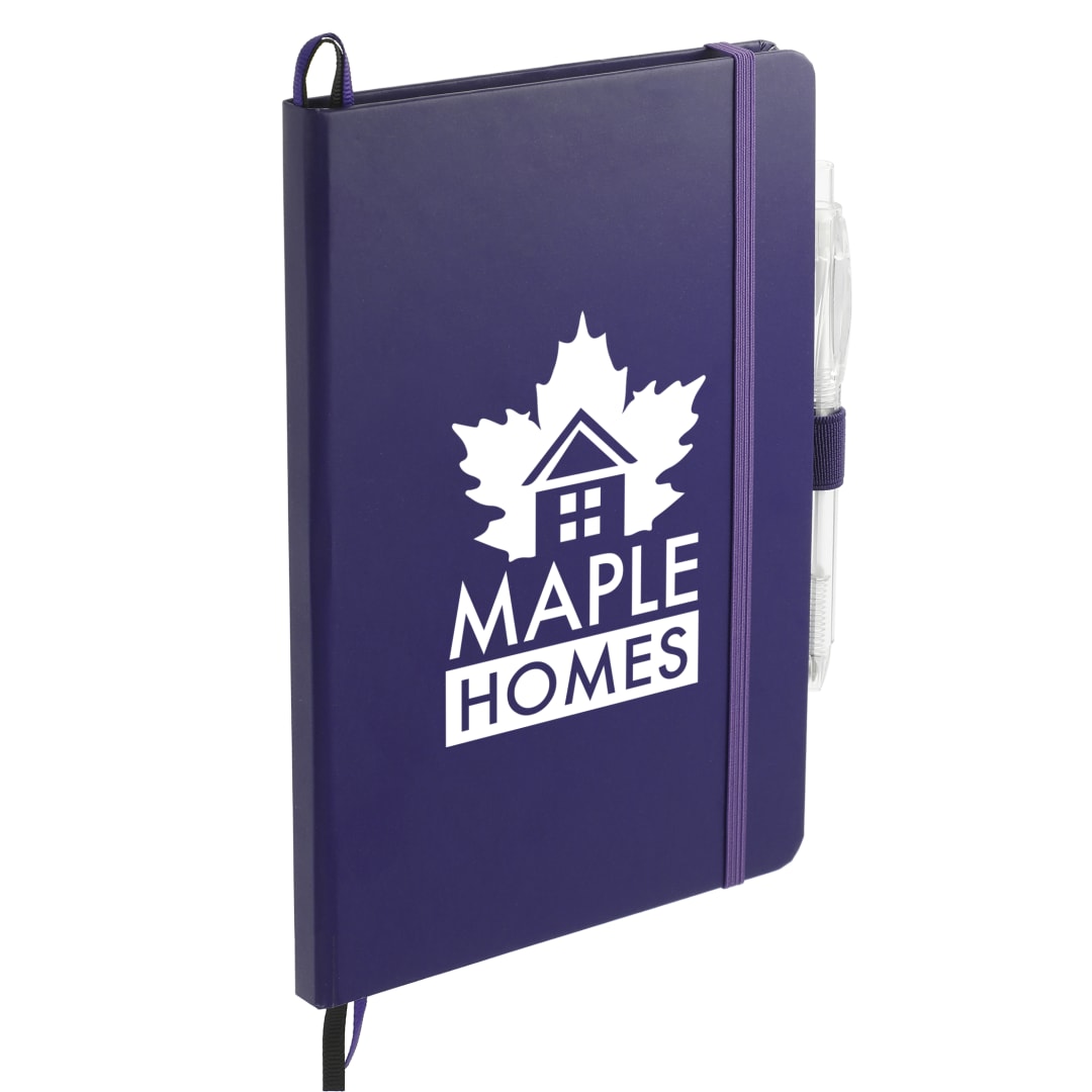 5.5" x 8.5" FSC® Mix Bound JournalBook Set - 7200-83 Purple