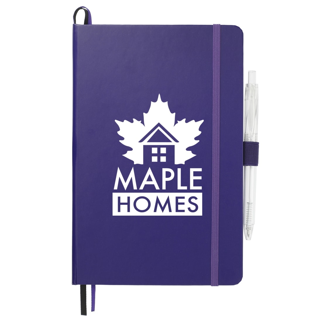 5.5" x 8.5" FSC® Mix Bound JournalBook Set - 7200-83 Purple