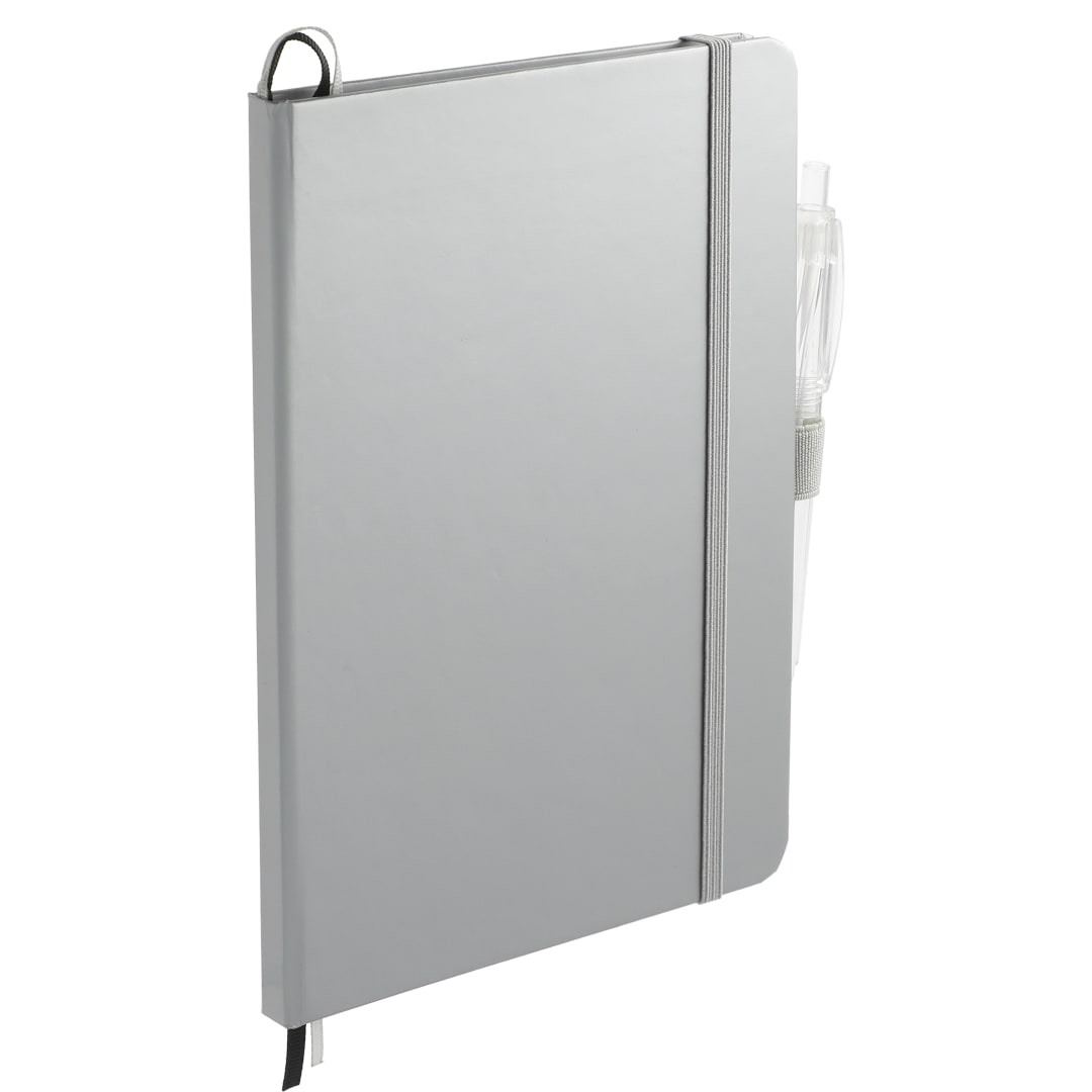 5.5" x 8.5" FSC® Mix Bound JournalBook Set - 7200-83 Silver