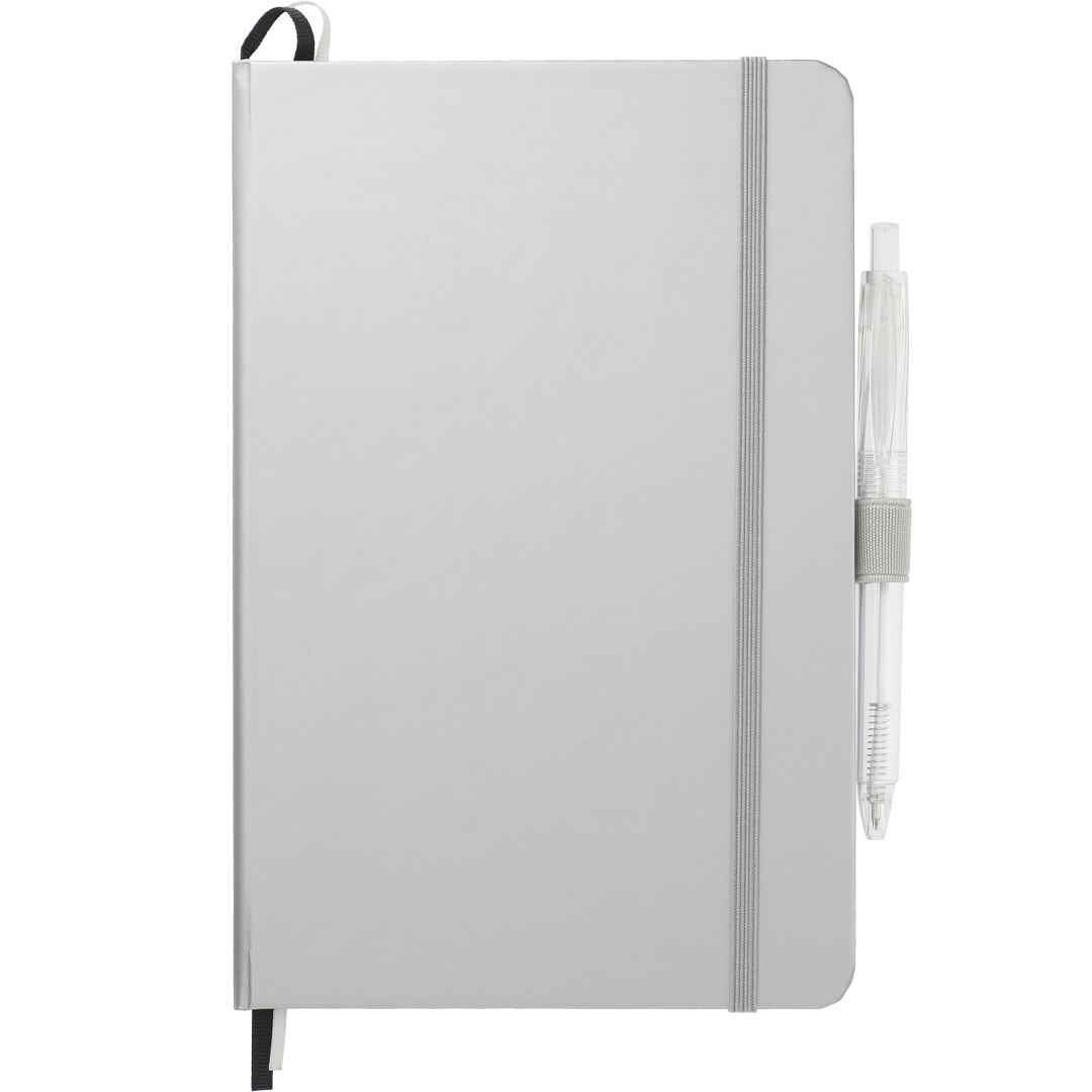 5.5" x 8.5" FSC® Mix Bound JournalBook Set - 7200-83 Silver