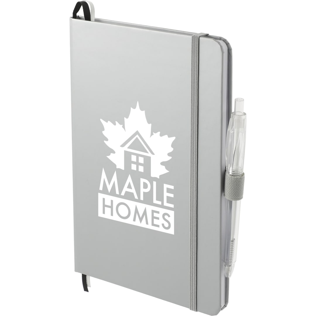 5.5" x 8.5" FSC® Mix Bound JournalBook Set - 7200-83 Silver