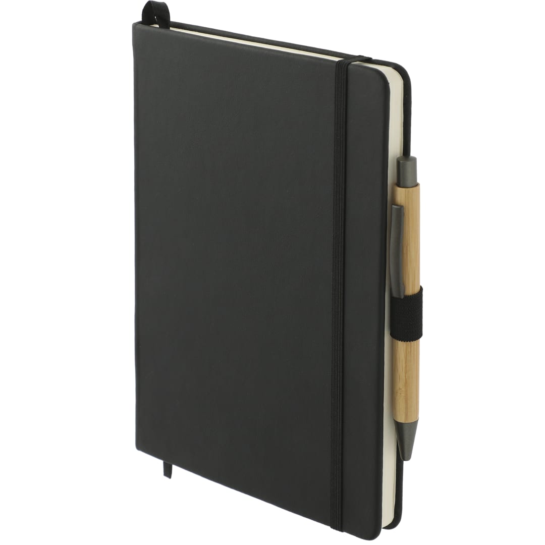 5.5" x 8.5" Cactus Leather Bound JournalBook® Set - 7200-87 Black