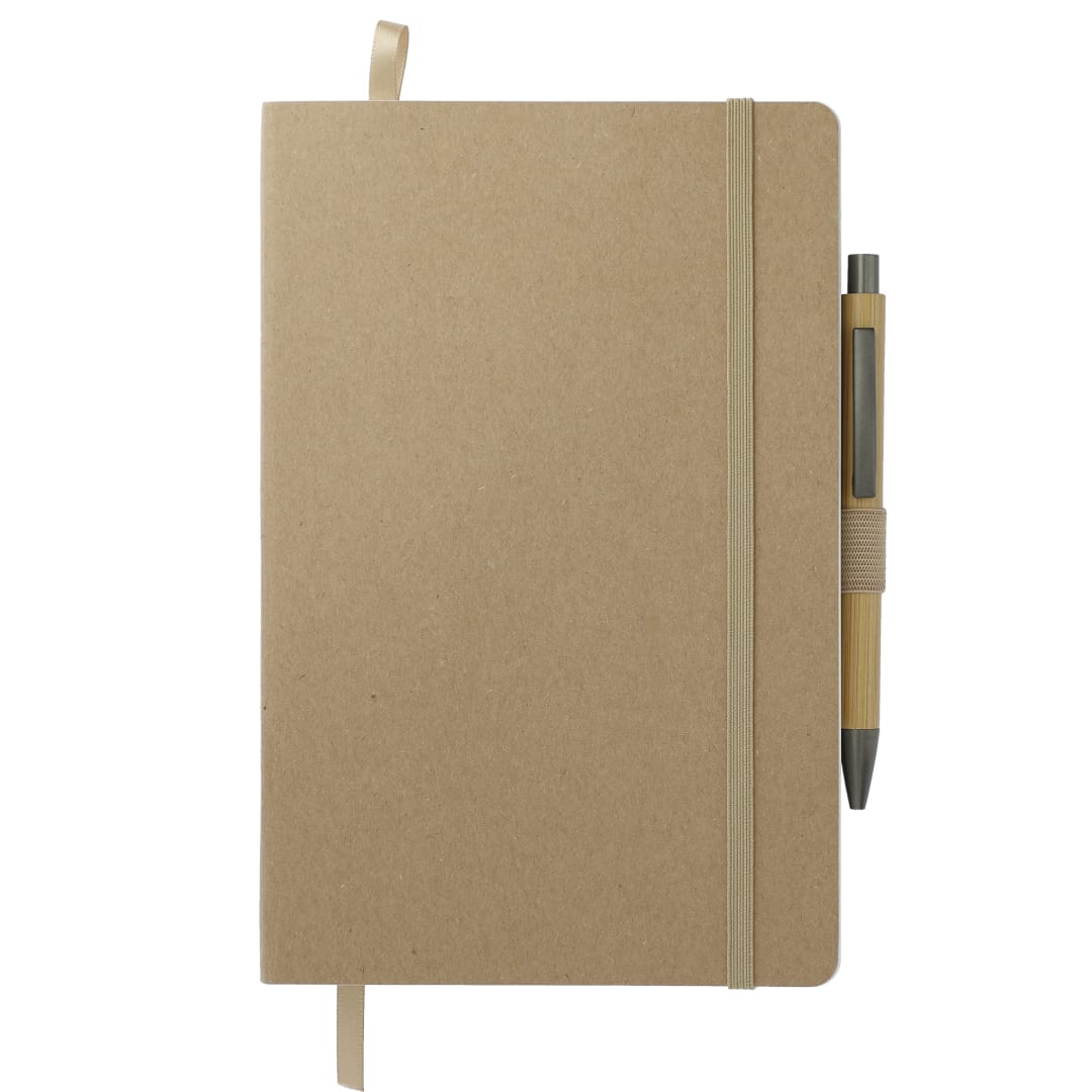 5.5" x 8.5" FSC Mix Stone Bound JournalBook Set - 7200-95 Natural