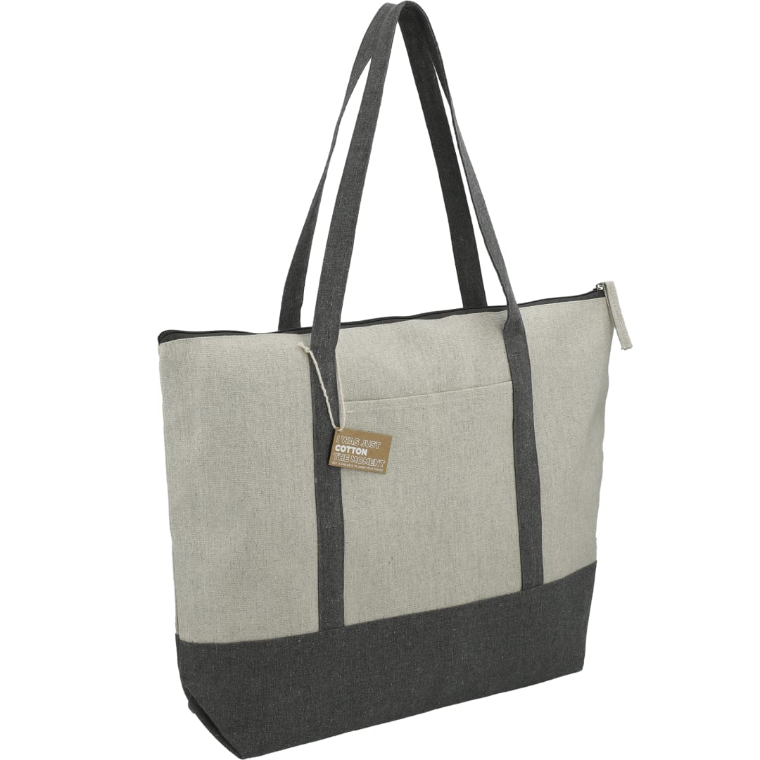 Feed Repose 10oz Recycled Cotton Zippered Tote - 7901-11
