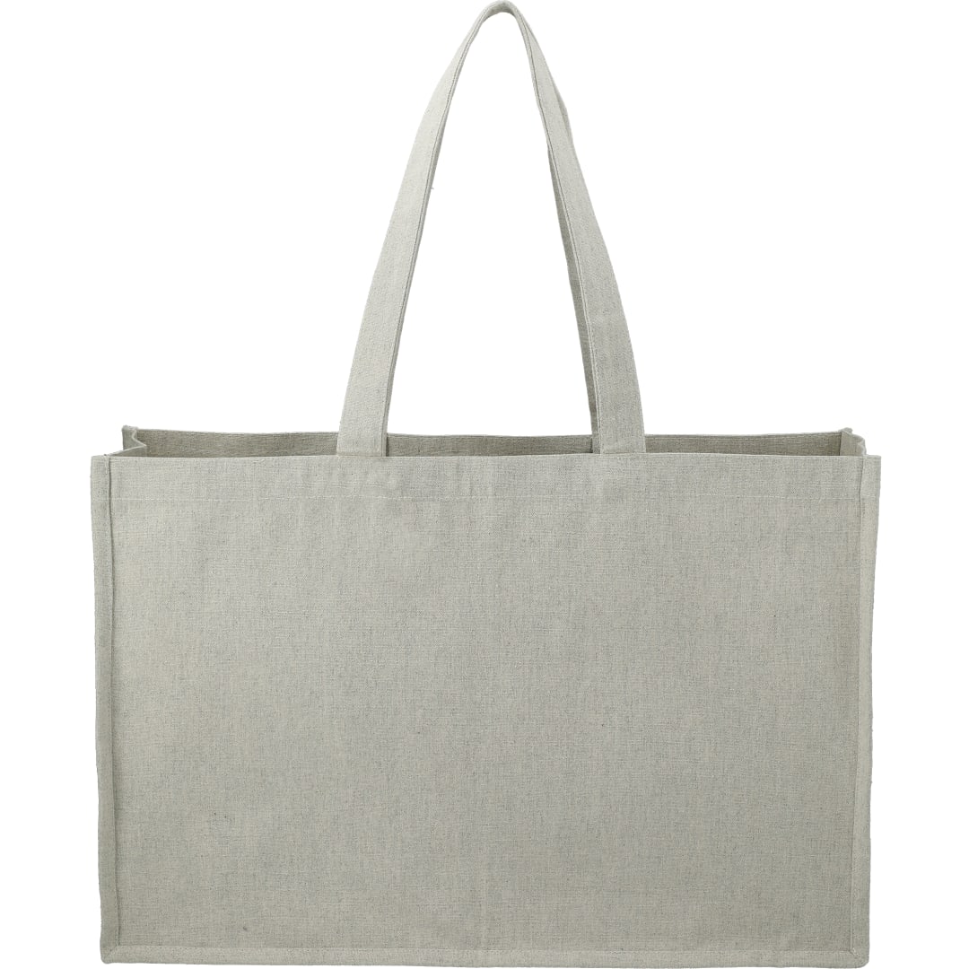 Repose 10oz Recycled Cotton Shoulder Tote - 7901-12 Gray