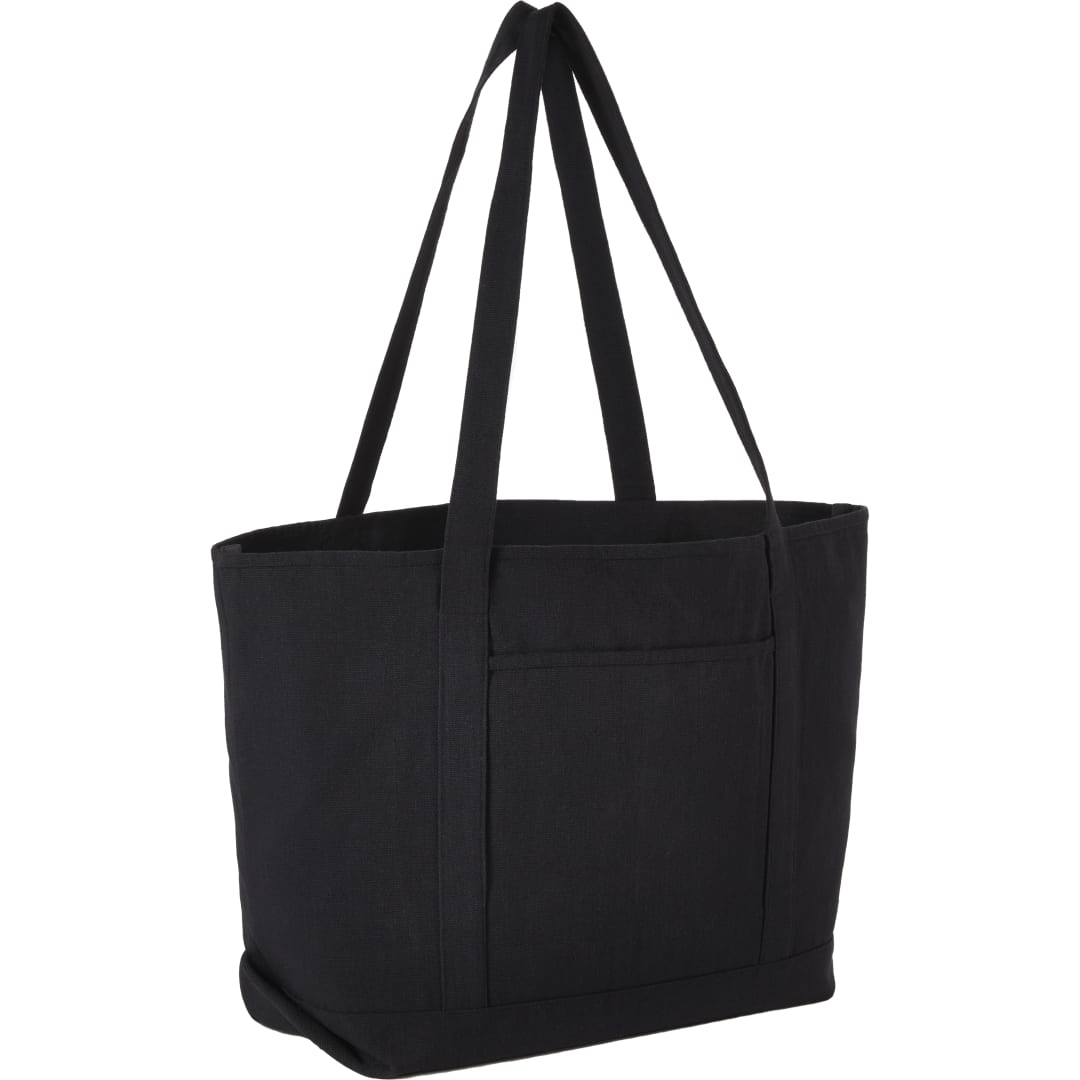 Repose 10oz Recycled Cotton Tote - 7901-13 Black