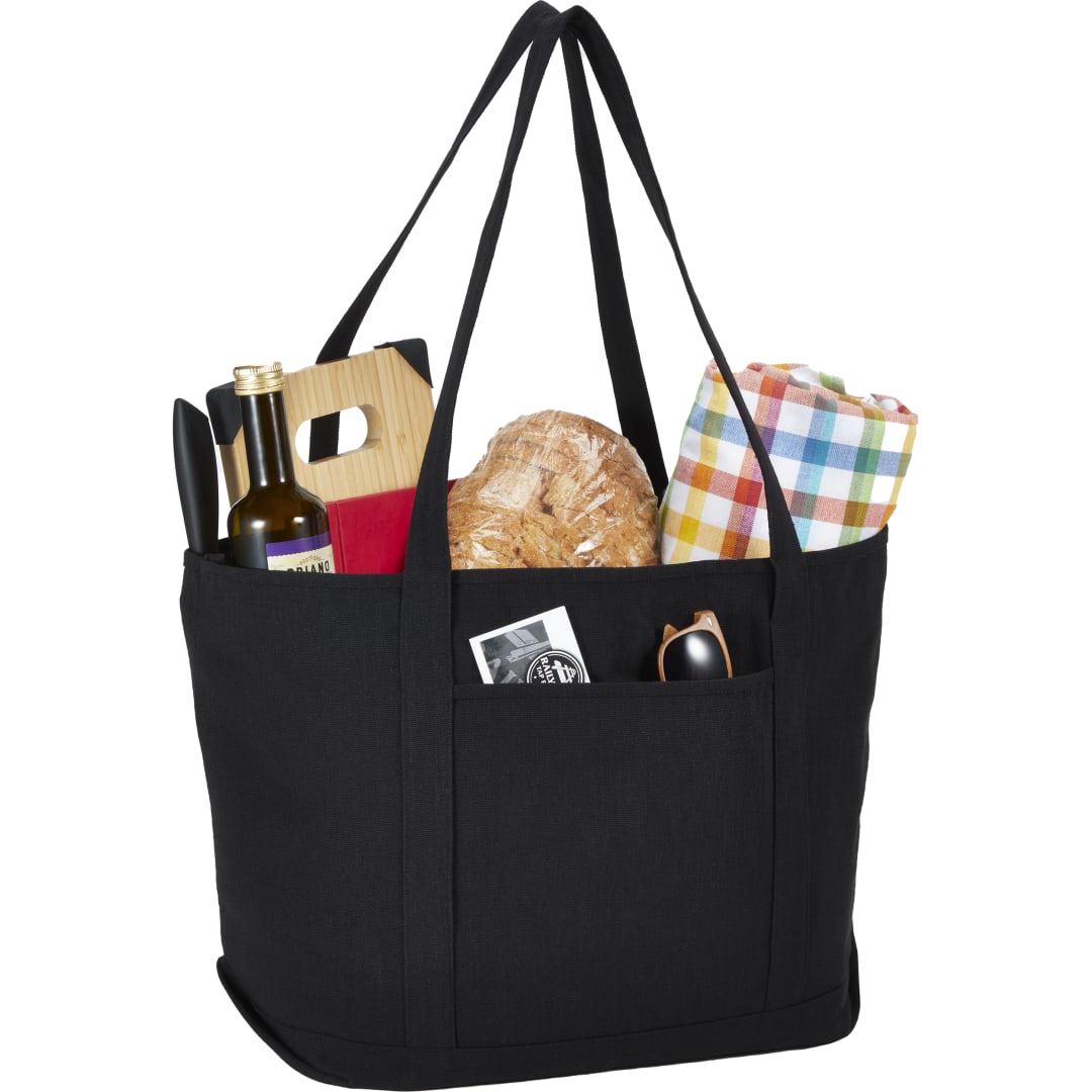 Repose 10oz Recycled Cotton Tote - 7901-13 Black