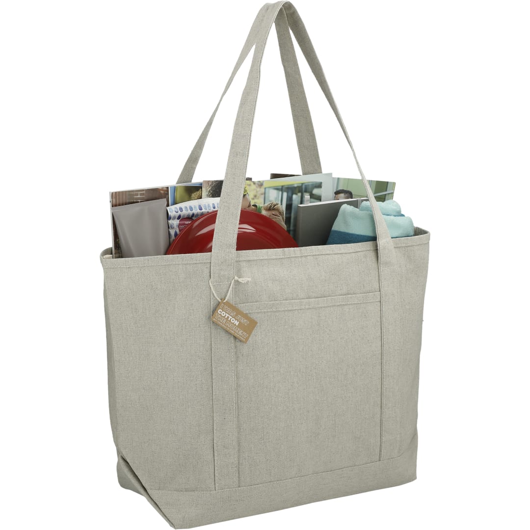 Repose 10oz Recycled Cotton Tote - 7901-13 Gray