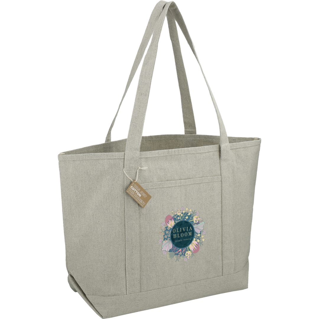 Repose 10oz Recycled Cotton Tote - 7901-13 Gray