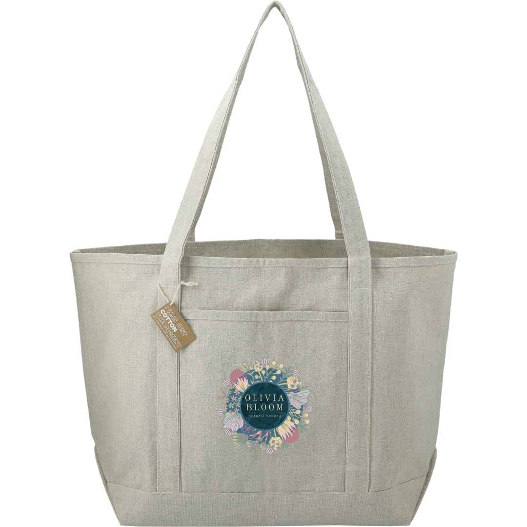 Repose 10oz Recycled Cotton Tote - 7901-13 Gray