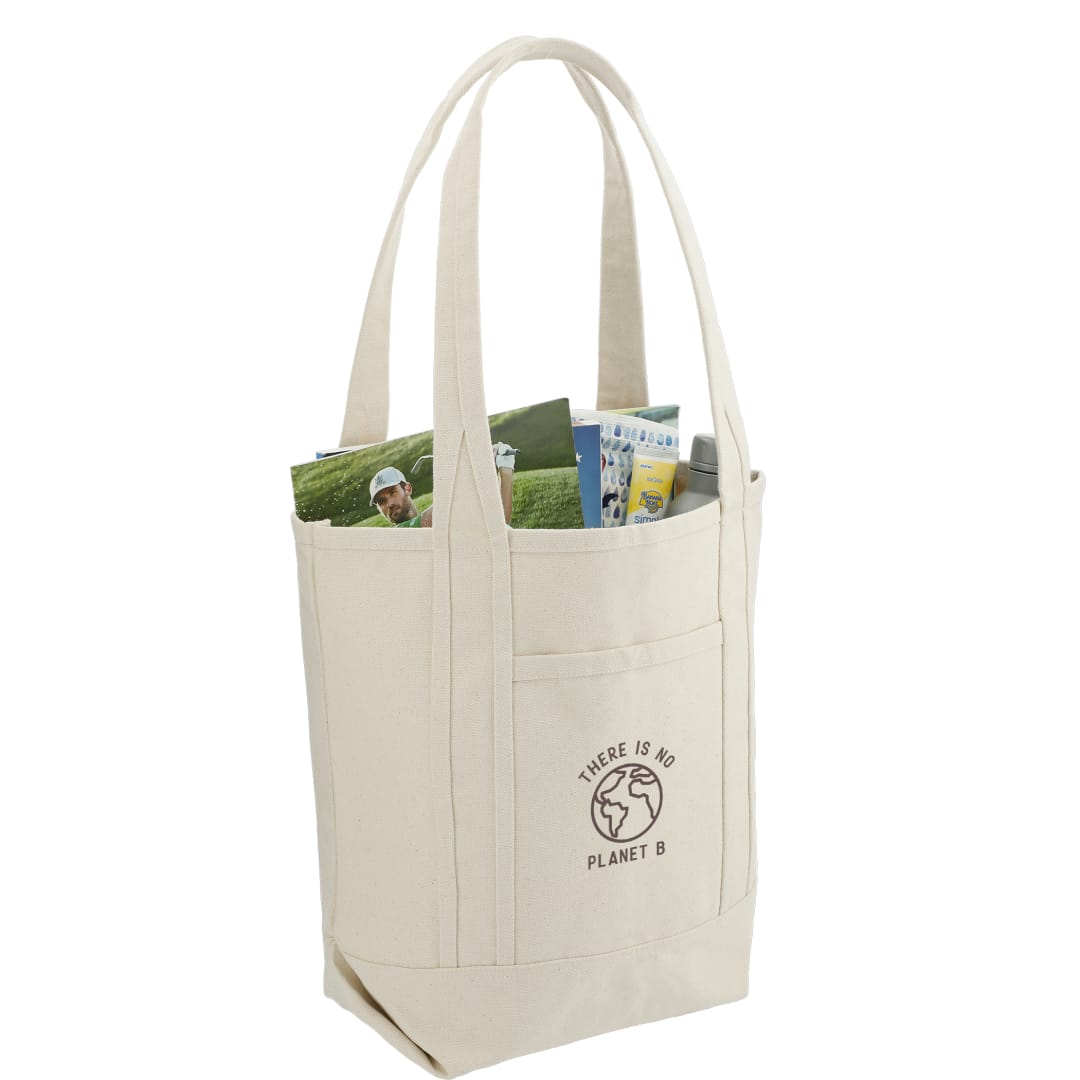14oz Organic Cotton Tote - 7901-14 Natural