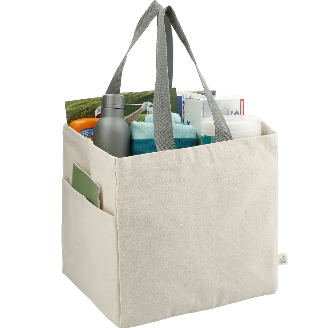 Organic 14oz Cotton Shopper Tote - 7901-15 Natural