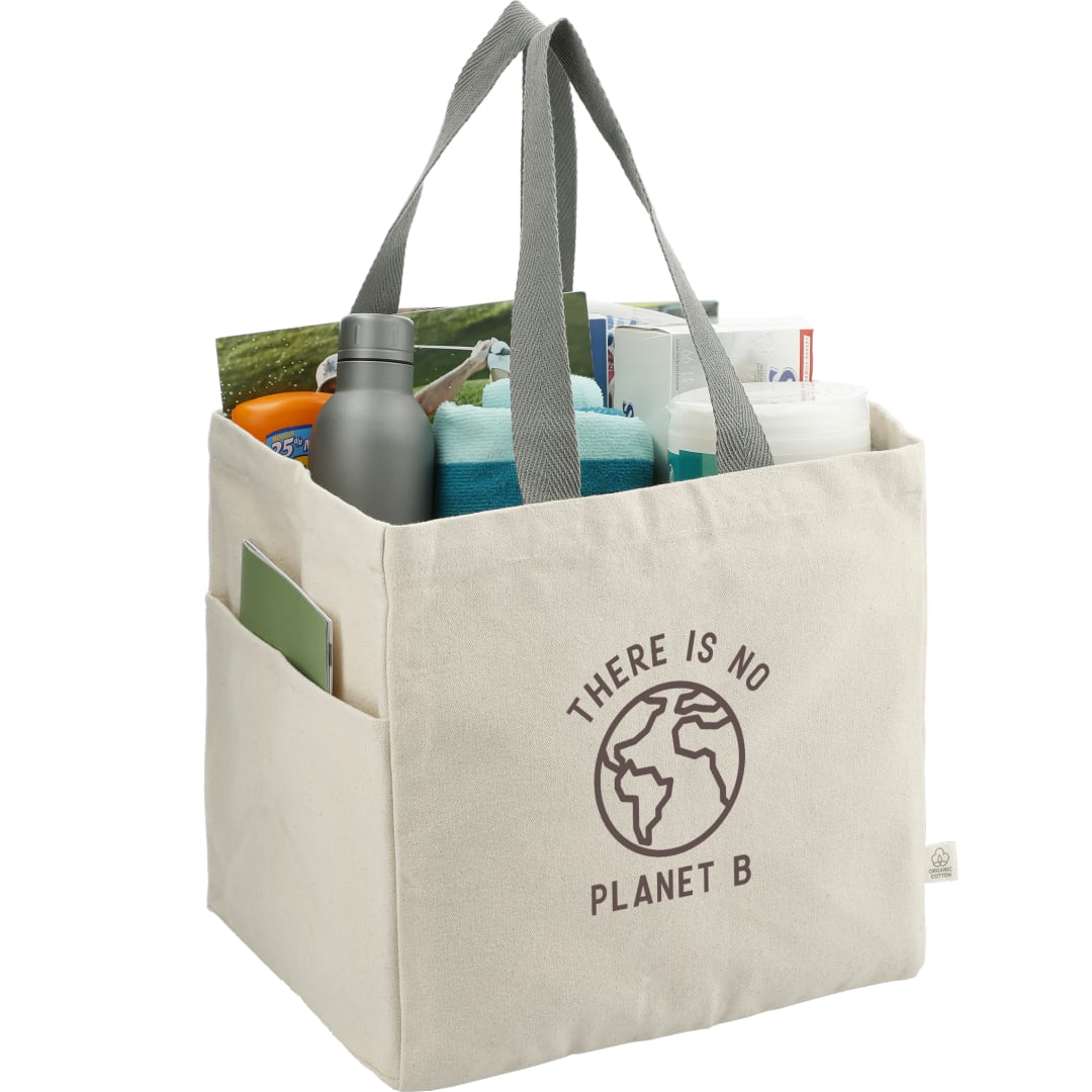 Organic 14oz Cotton Shopper Tote - 7901-15 Natural