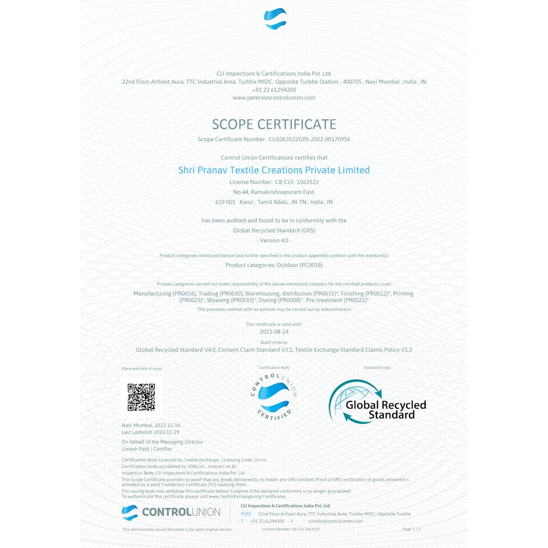 Recycled Cotton Mesh Cinch Pouch Set - 7901-19 Gray