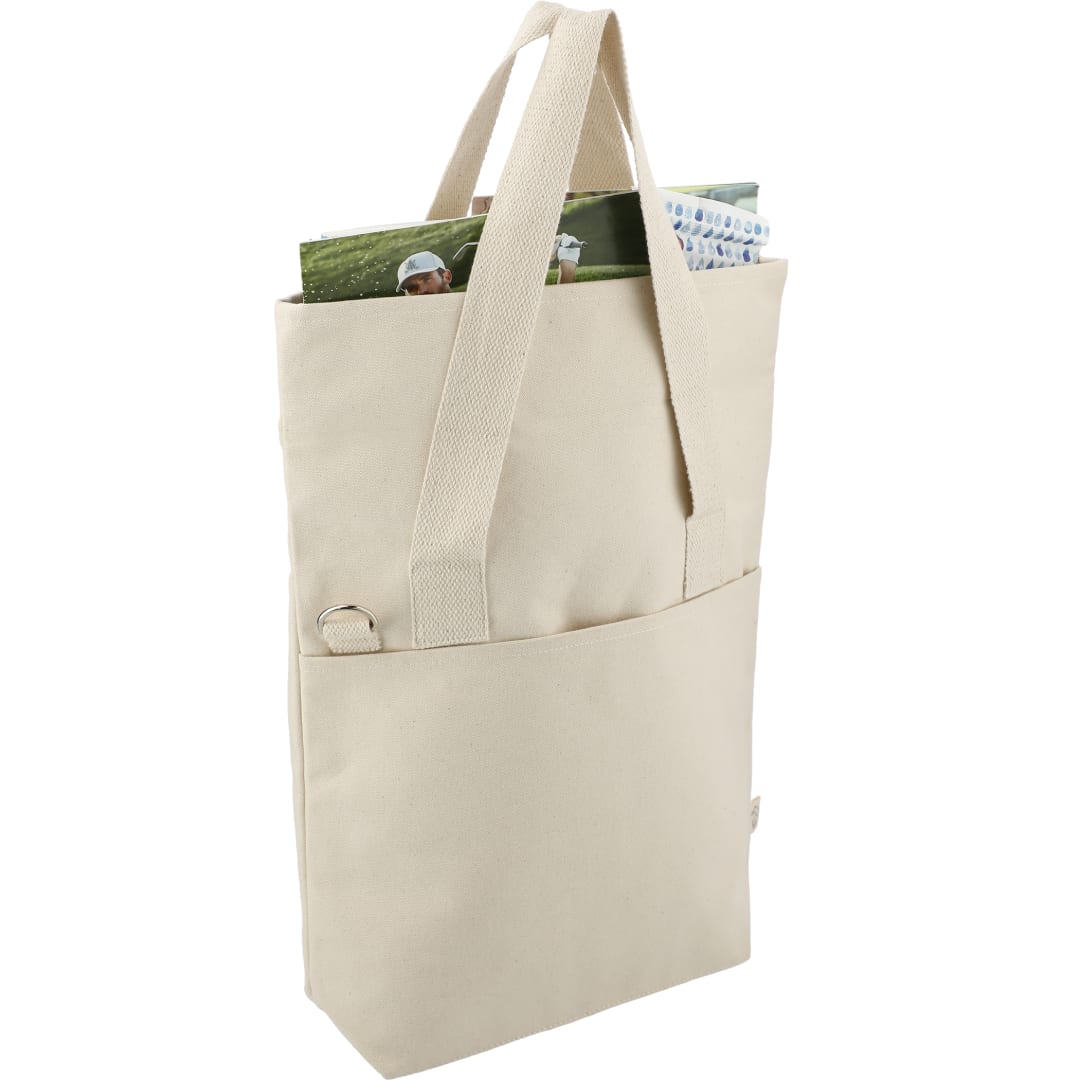 Organic 16oz Cotton Commuter Tote - 7901-21 Natural