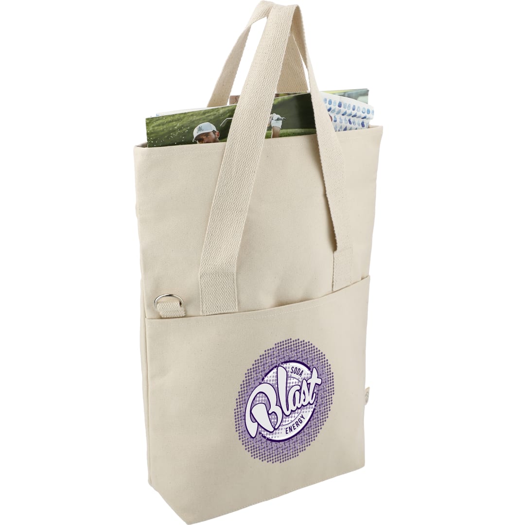 Organic 16oz Cotton Commuter Tote - 7901-21 Natural
