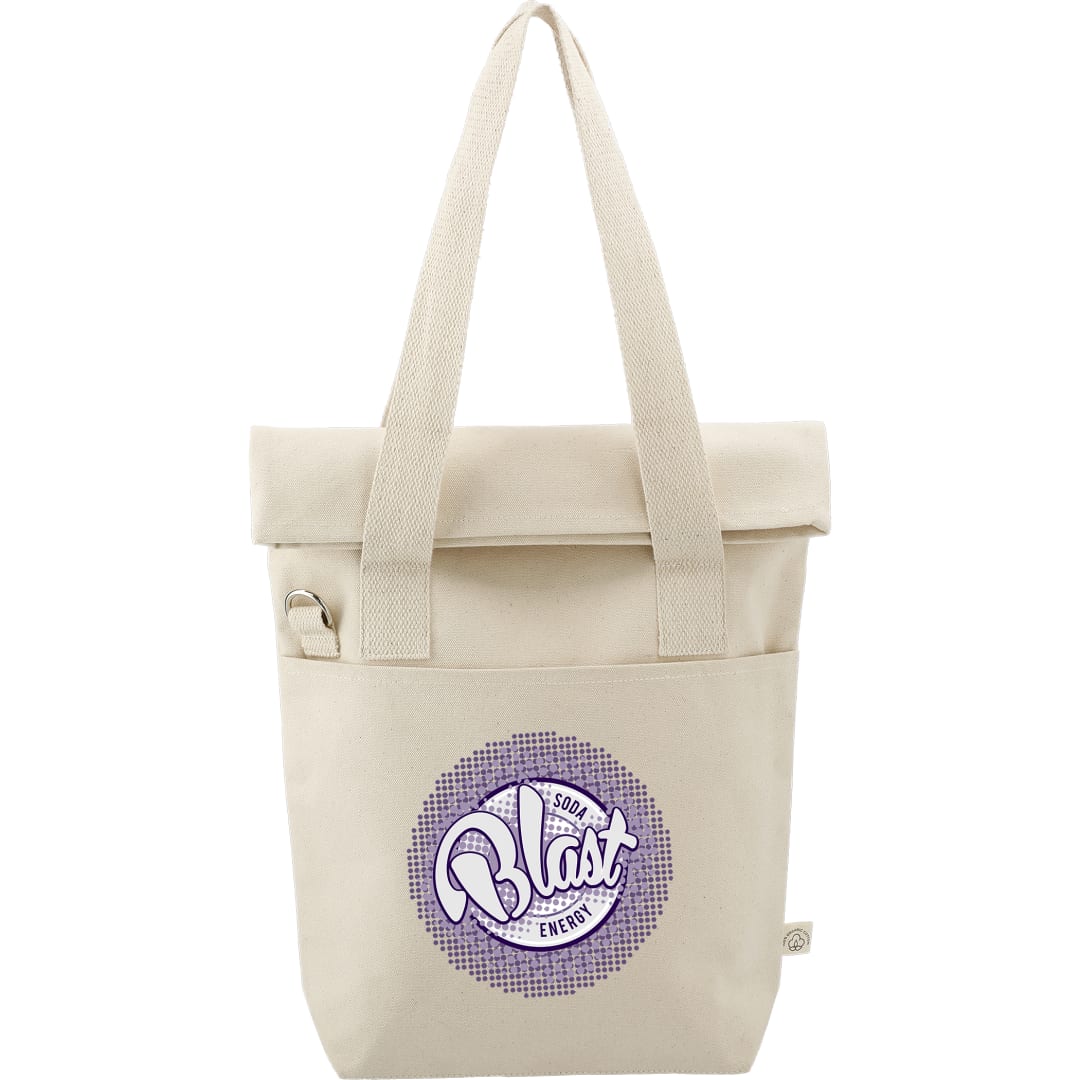 Organic 16oz Cotton Commuter Tote - 7901-21 Natural