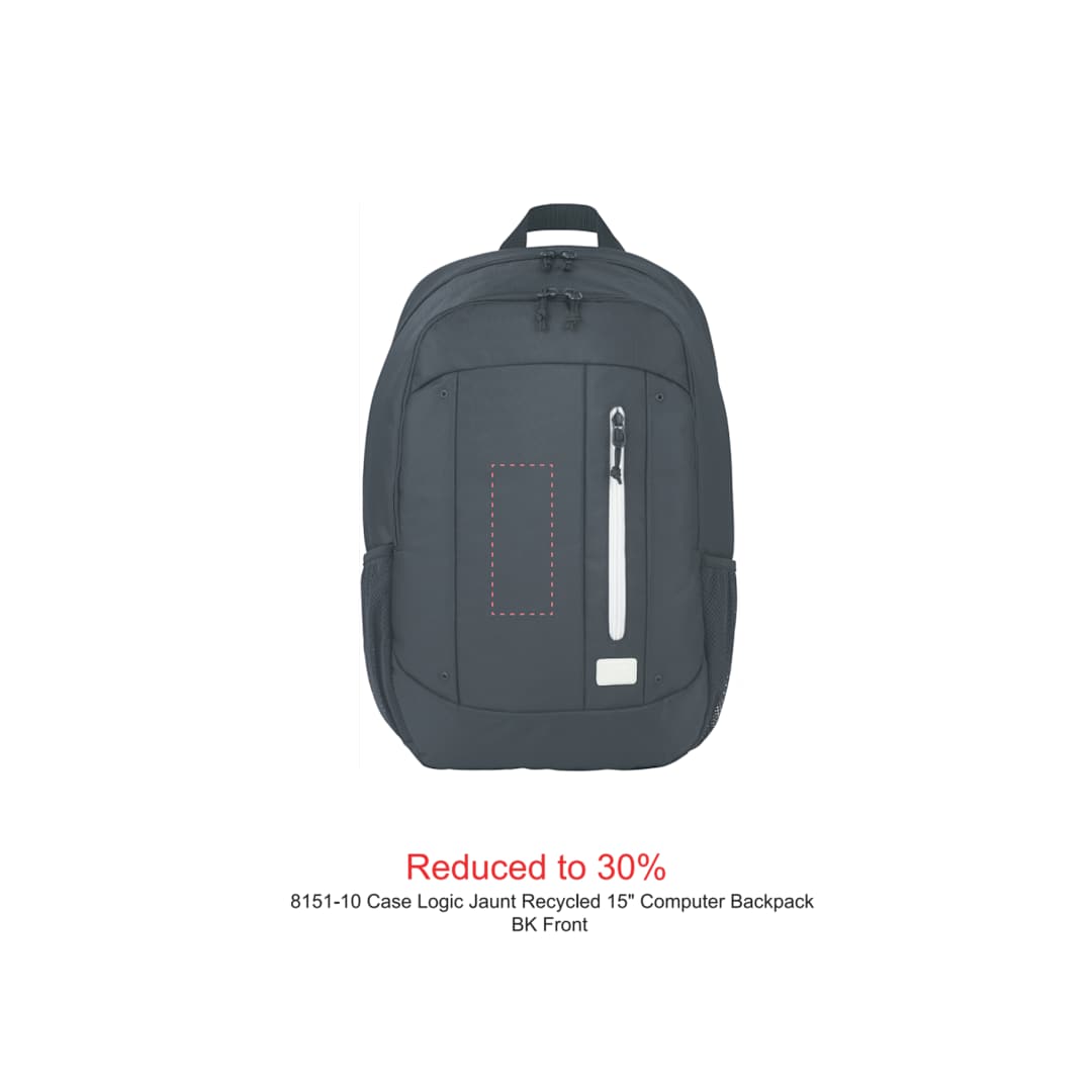 Case Logic Case Logic Jaunt Recycled 15&quot; Computer Backpack - 8151-10 Black
