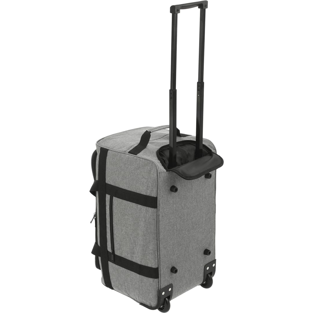 Graphite Recycled Wheeled Duffel - 8400-41 Gray