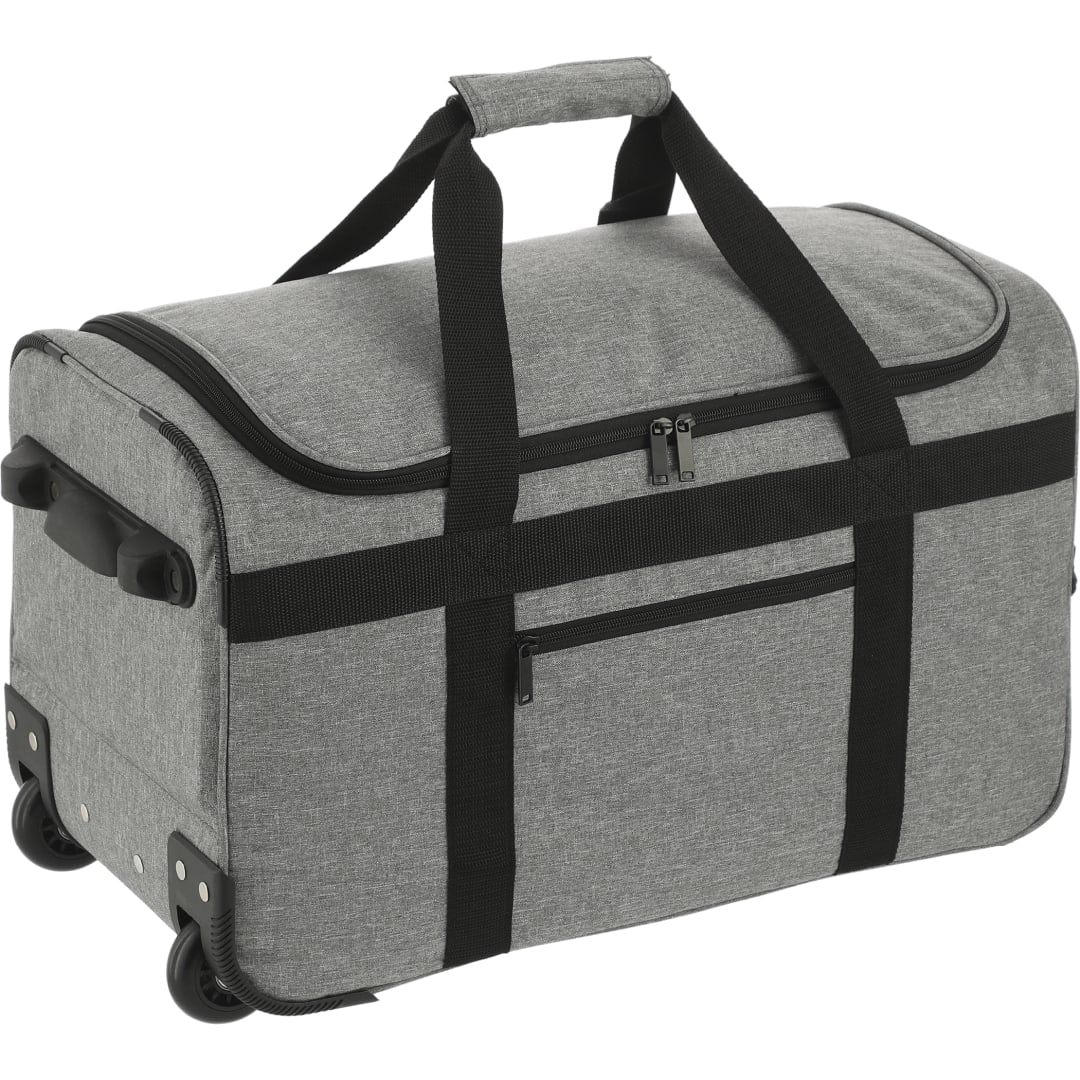 Graphite Recycled Wheeled Duffel - 8400-41 Gray
