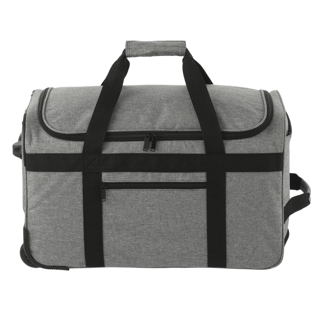 Graphite Recycled Wheeled Duffel - 8400-41 Gray