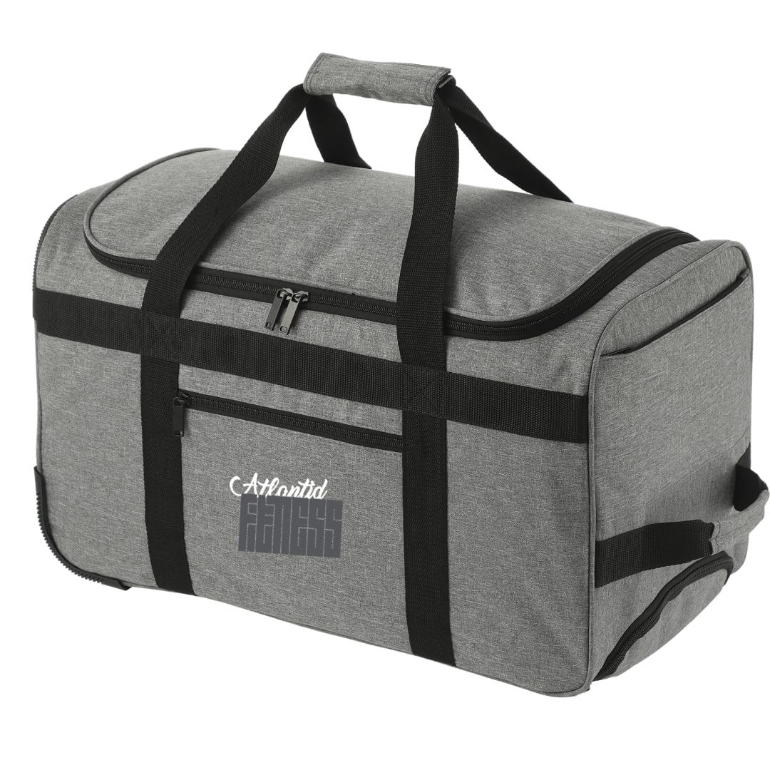 Graphite Recycled Wheeled Duffel - 8400-41 Gray