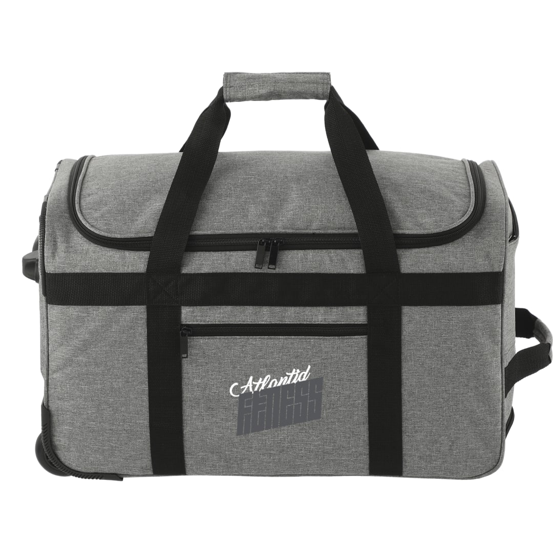 Graphite Recycled Wheeled Duffel - 8400-41 Gray
