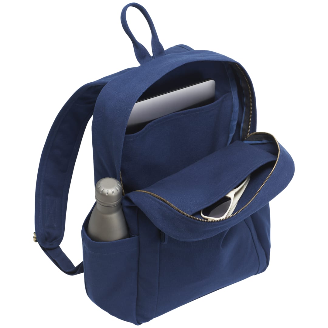 Terra Thread Terra Thread Fairtrade Earth 15&quot; Computer Backpck - 9008-01 Blue