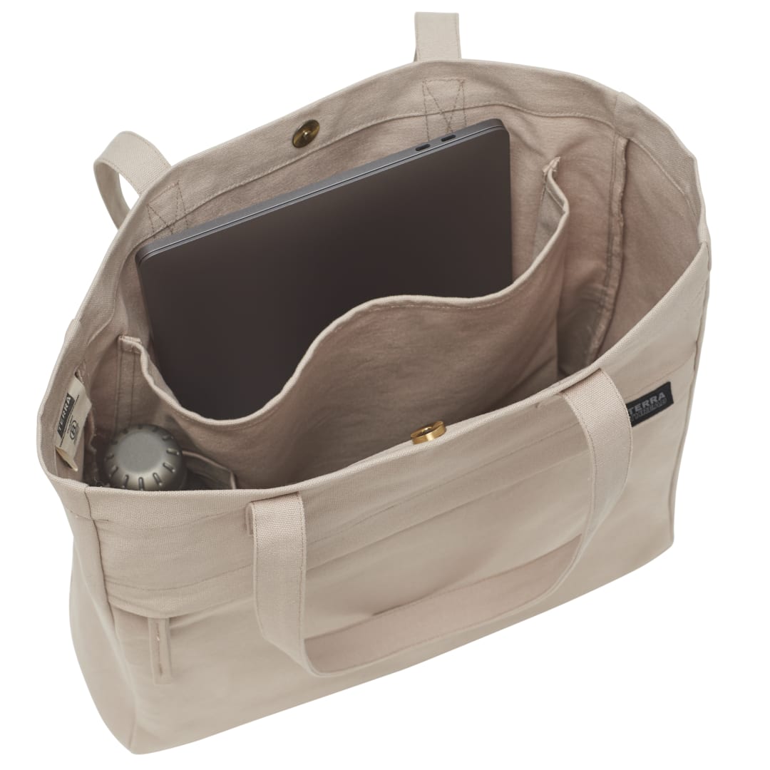 Terra Thread Terra Thread Fairtrade Executuive Work Tote - 9008-04 Natural