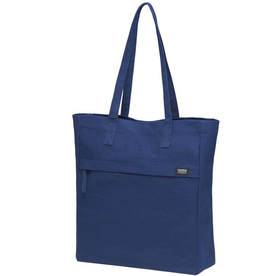 Terra Thread Terra Thread Fairtrade Executuive Work Tote - 9008-04 Blue