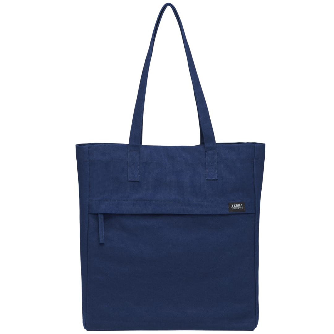 Terra Thread Terra Thread Fairtrade Executuive Work Tote - 9008-04 Blue