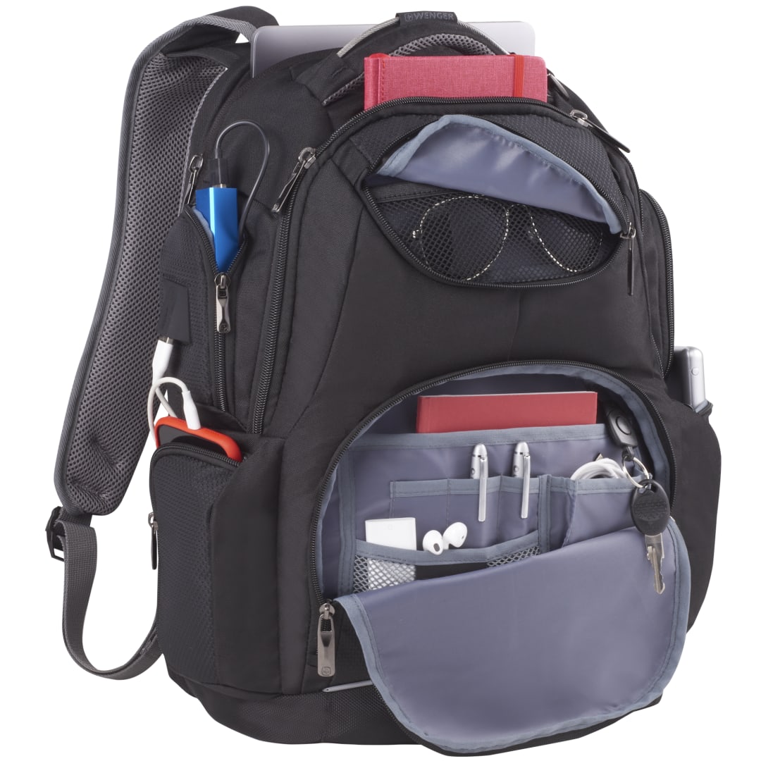 Wenger Wenger Odyssey TSA Recycled 17" Computer Backpack - 9550-62 Black