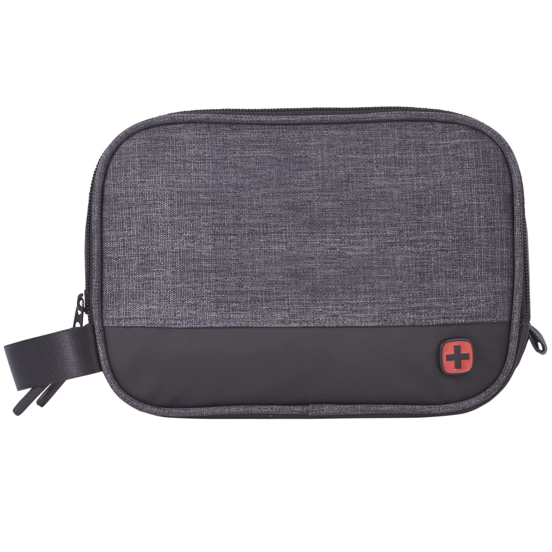 Wenger Wenger RPET Dual Compartment Dopp Kit - 9550-73 Gray