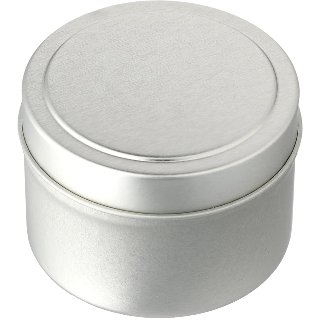Calm Meadow 2.7oz Mini Tin Candle - SM-2248 Silver